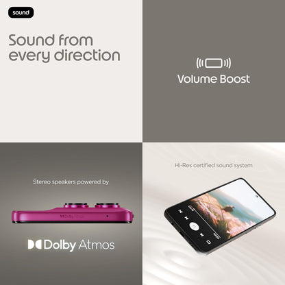 Motorola G37 FUCHSIA RED 4GB 128GB with Co2 offset