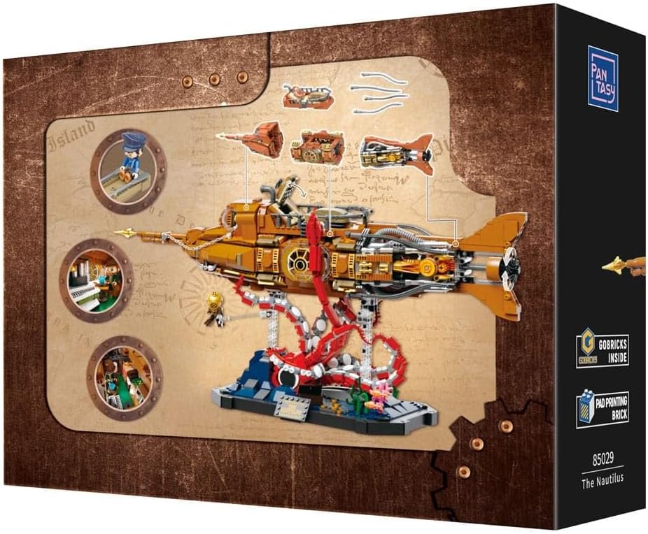 The Nautilus Steampunk Submarine - 2552 Pcs