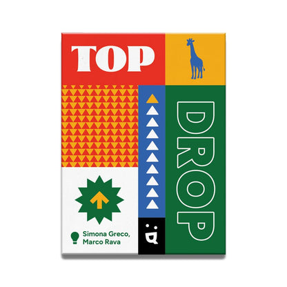 Helvetiq - Top Drop - Cooperative Card Game - Numbers and Timing - Easy Go Range - Ultra Compact Travel Size - Fast Mood Game - 2 to 4 Players - Ages 8+