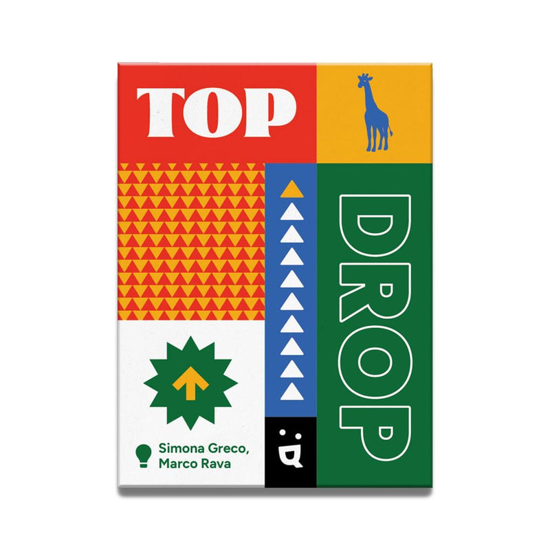 Helvetiq - Top Drop - Cooperative Card Game - Numbers and Timing - Easy Go Range - Ultra Compact Travel Size - Fast Mood Game - 2 to 4 Players - Ages 8+