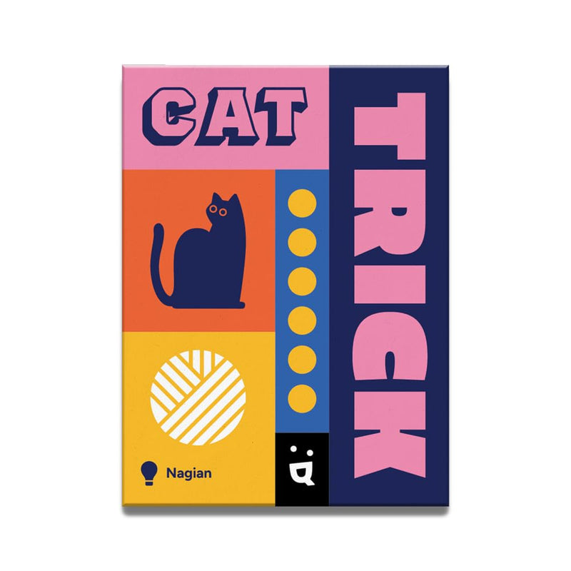 Helvetiq - Cat Trick - Collectible Card Game - Easy Go Range - Ultra Compact Travel Size - Cats and Toys - Family and Friends - 3 to 5 Players - Ages 8 and Above