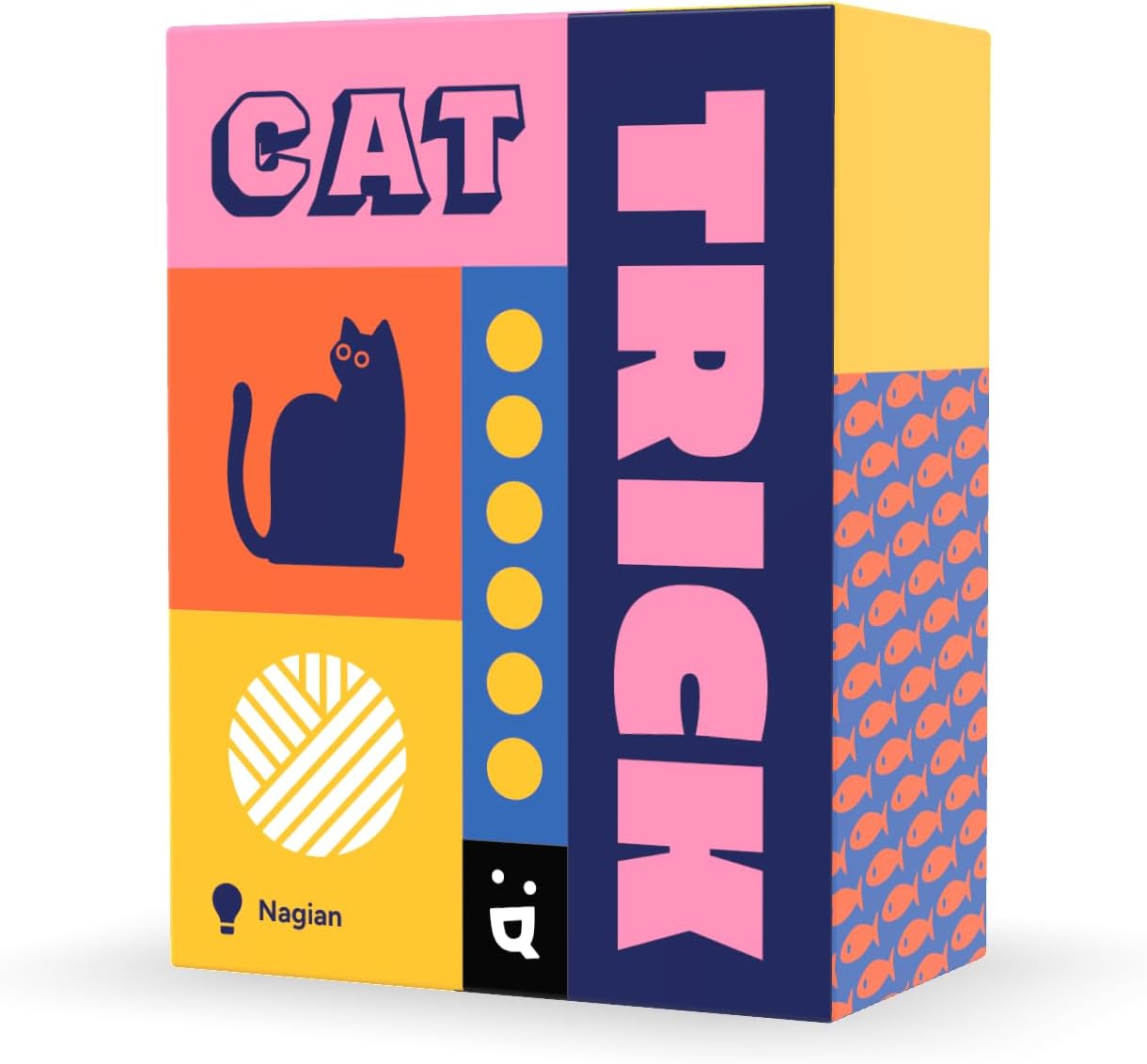 Helvetiq - Cat Trick - Collectible Card Game - Easy Go Range - Ultra Compact Travel Size - Cats and Toys - Family and Friends - 3 to 5 Players - Ages 8 and Above