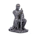 The Pledge Medieval Knight Figurine – Kneeling Crusader Statue with Sword