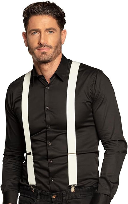 Boland - Hosenträger, verstellbar, elegant, 20er Jahre, Gatsby, Karneval, Halloween, Fasching, Mottoparty, Verkleidung, Theater, Accessoire