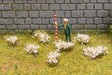 Faller 171382 – Tufts of Flowers, White – Gauge H0/TT/N