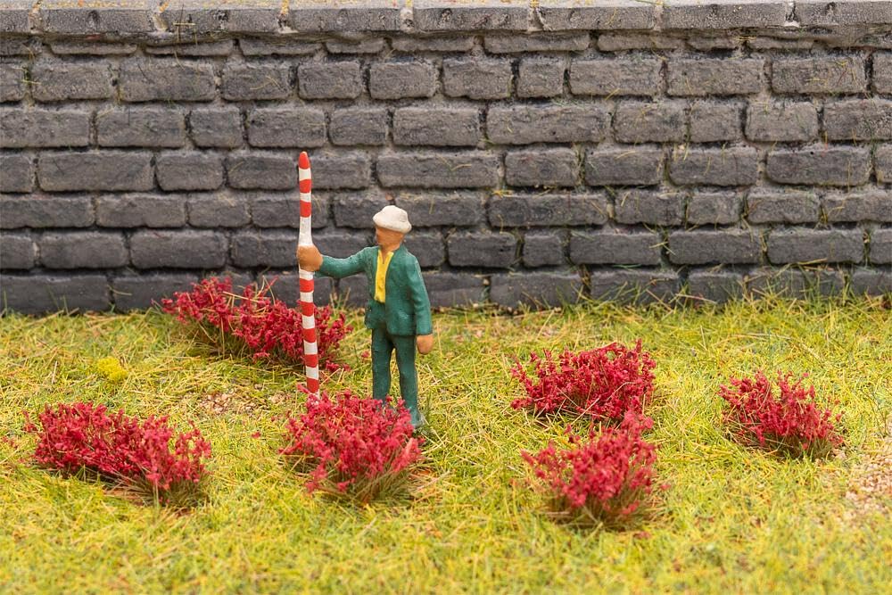 Faller 171385 – Tufts of Flowers, Red – Gauge H0, TT, N