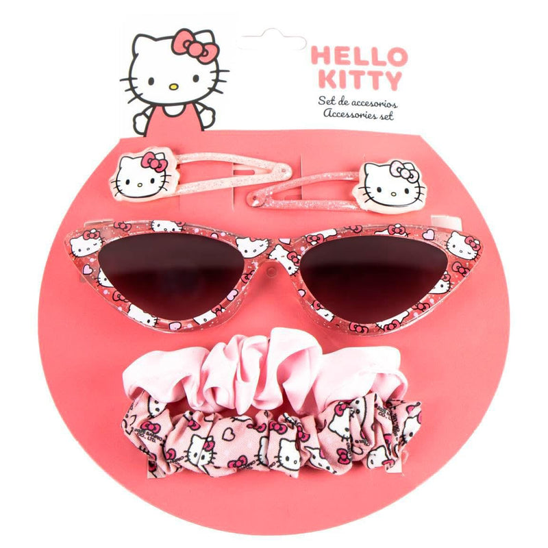 CERDÁ LIFE'S LITTLE MOMENTS Unisex Kid's Beauty mit Sonnenbrille Hello Kitty – Perfektes Set für Trendbewusste Mädchen Sunglasses, Multicoloured, Breit