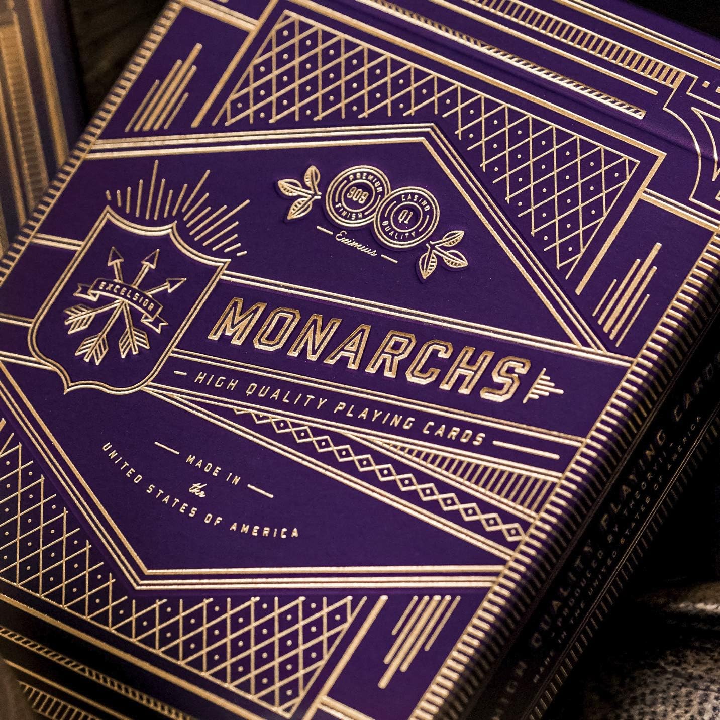 theory11 Monarchs Playing Cards (Purple