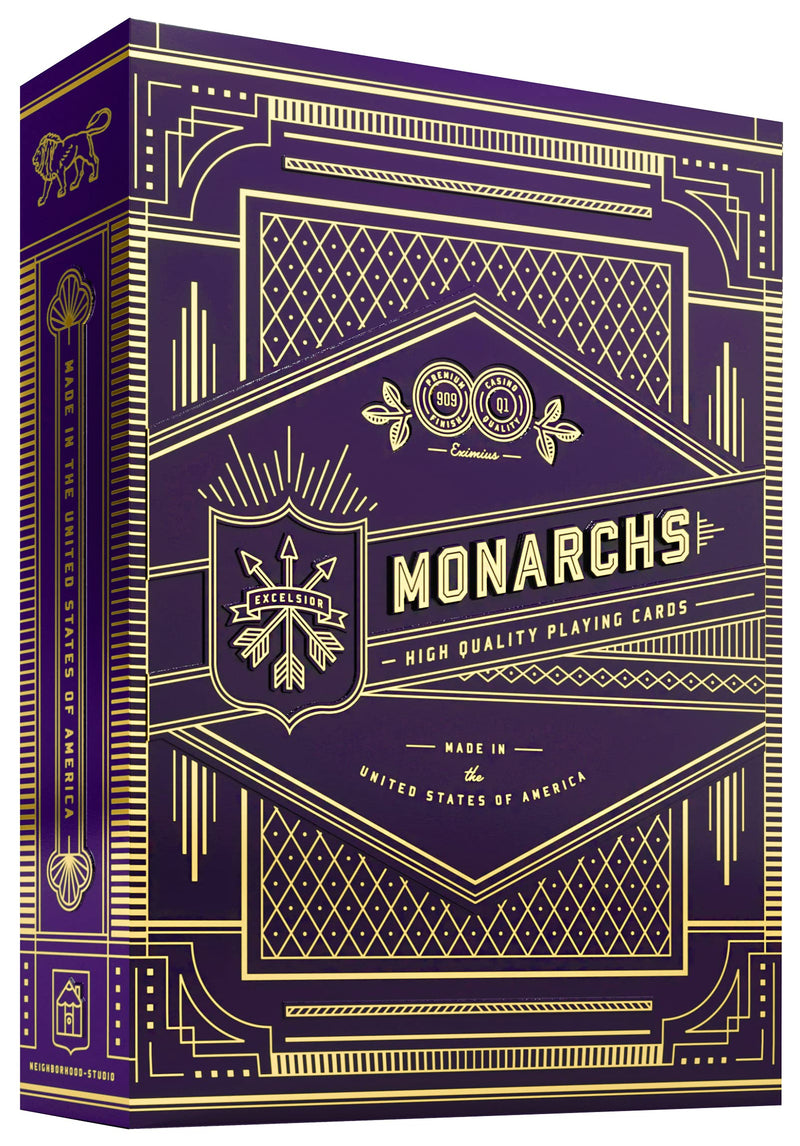 theory11 Monarchs Playing Cards (Purple