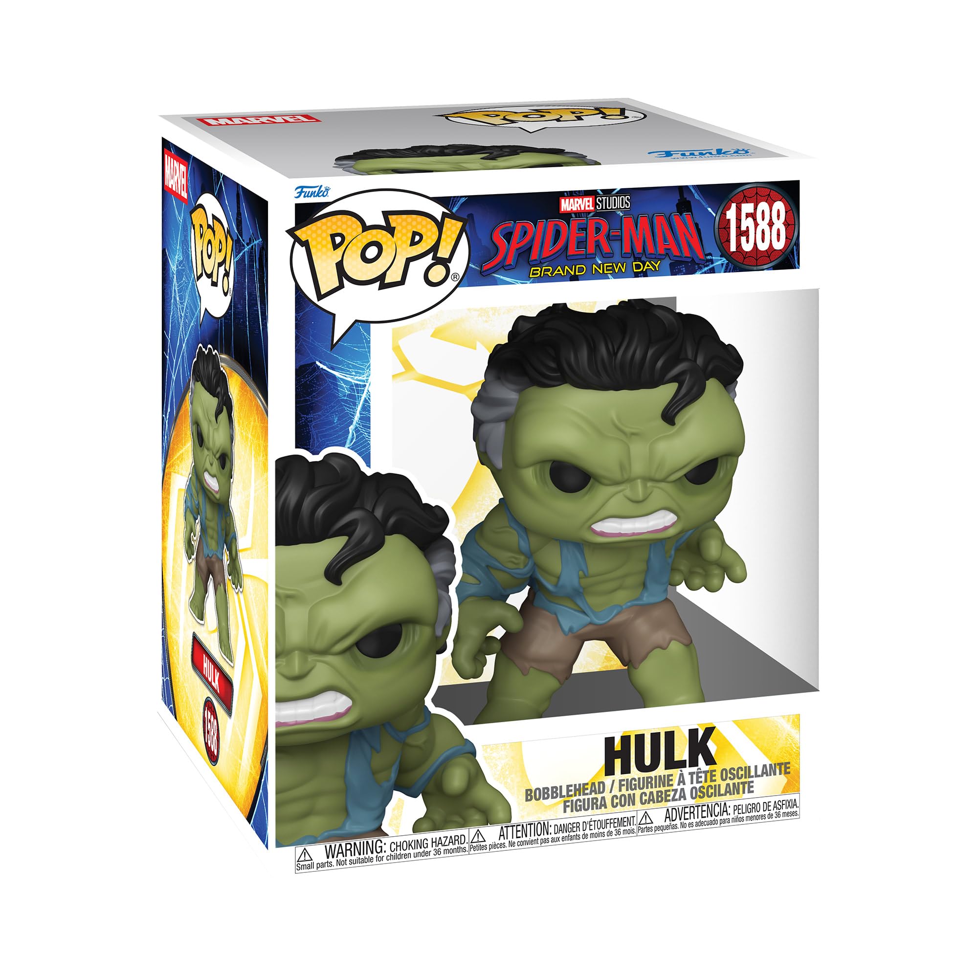Funko POP! Super: Marvel - Spider-Man Day - Hulk - Collectable Vinyl Figure - Gift Idea - Official Merchandise - Toys For Kids & Adults - Model Figure for Collectors and Display