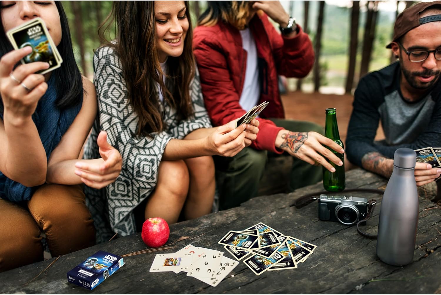 Waddingtons Number 1 Star Wars Mandalorian and Grogu - The Child Playing Card Game, Play with your favourite Baby Yoda meme, Perfect travel and family game for ages 6 and up