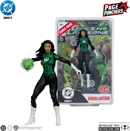 Mcfarlane DC Direct Figure with Comic : Green Lanterns 48 - Jessica Cruz Chase 7 Pouces