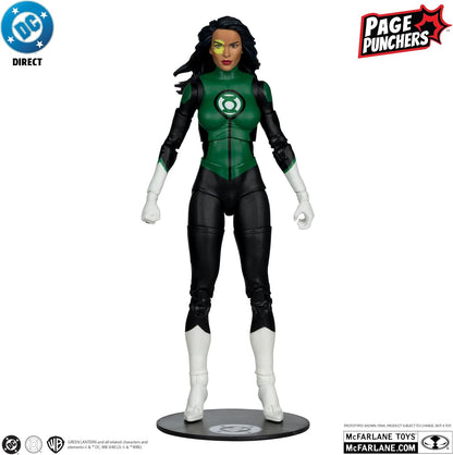 Mcfarlane DC Direct Figure with Comic : Green Lanterns 48 - Jessica Cruz Chase 7 Pouces