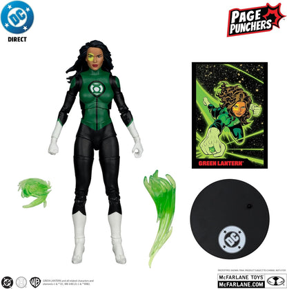 Mcfarlane DC Direct Figure with Comic : Green Lanterns 48 - Jessica Cruz Chase 7 Pouces