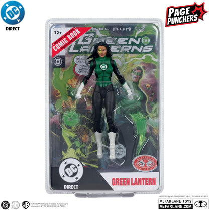 Mcfarlane DC Direct Figure with Comic : Green Lanterns 48 - Jessica Cruz Chase 7 Pouces
