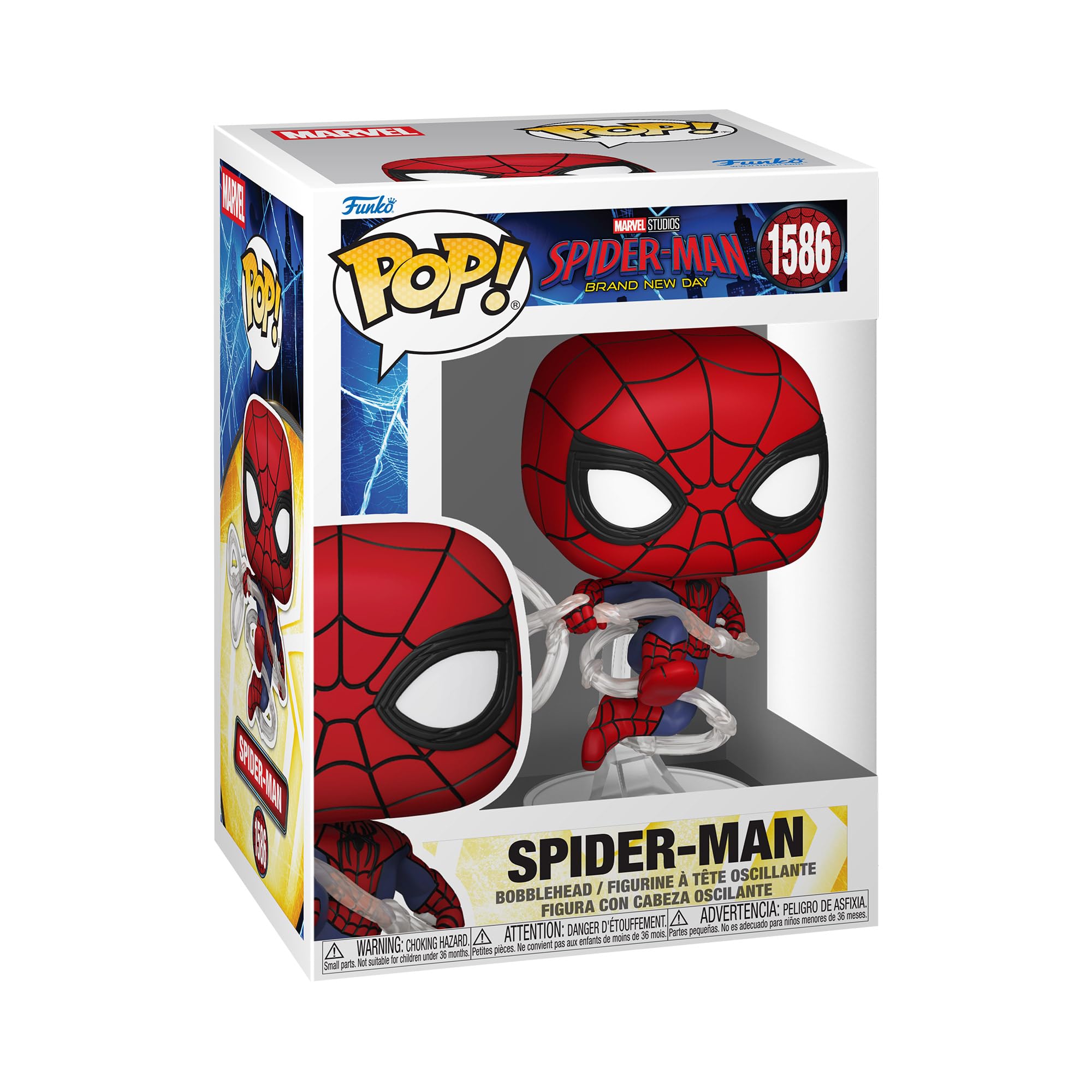 Funko POP! Marvel: Spider-Man Day - Spider-Man - Collectable Vinyl Figure - Gift Idea - Official Merchandise - Toys For Kids & Adults - Model Figure for Collectors and Display