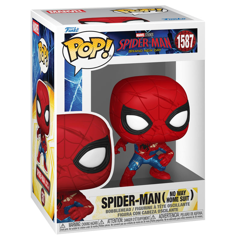 Funko POP! Marvel: Spider-Man Day - Spider-Man - No Way Home Suit - Figura in vinile da collezione - Idea regalo - Prodotto ufficiale - Giocattoli per bambini e adulti