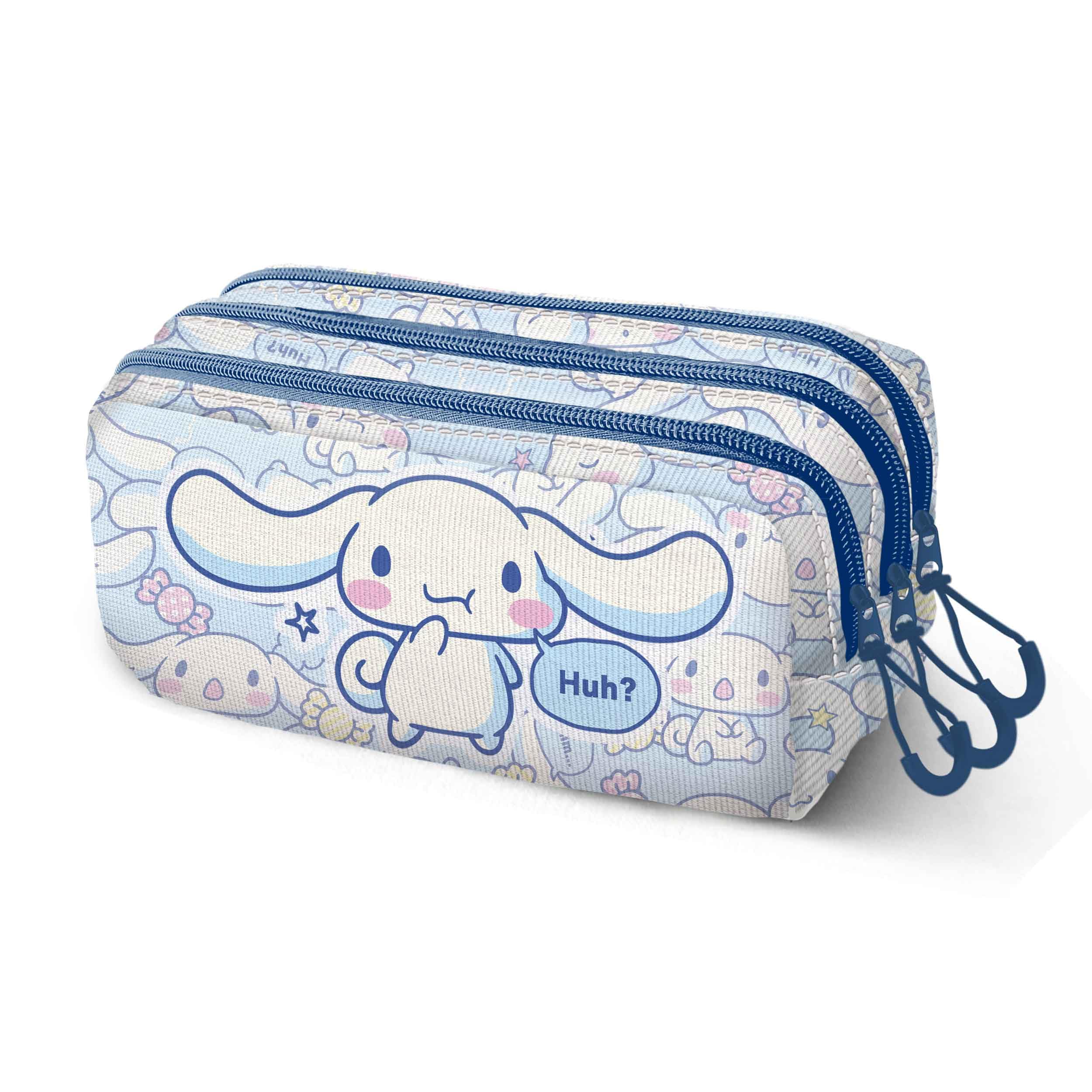 Hello Kitty Cinnamoroll Candy-Fan Trick Pencil Case 2.2, Blue, 23 x 11 cm