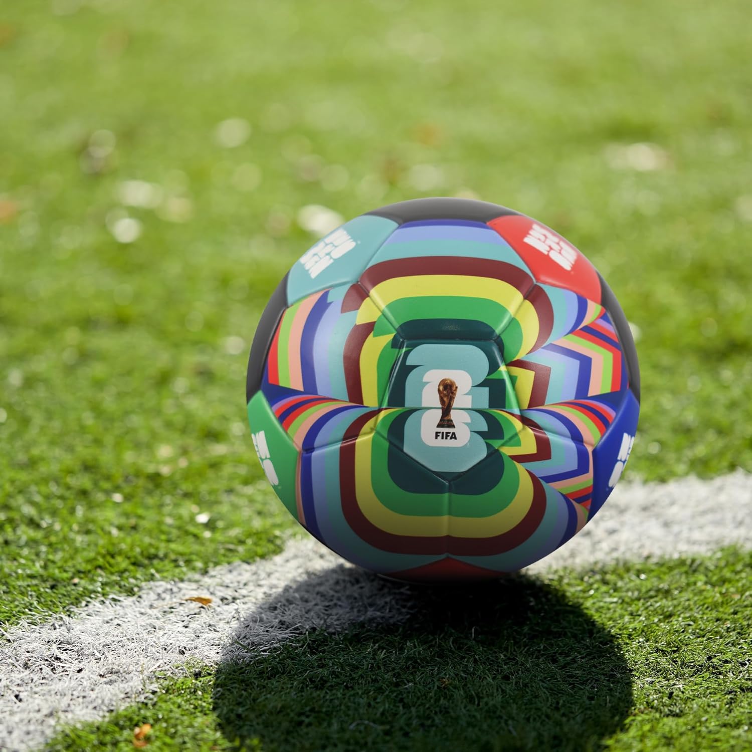 Hy-Pro Officially Licensed FIFA World Cup 2026 Mini Airless Ball – World Cup Football with Official Design & Logo for Kids, Children's Play & Outdoor Fun