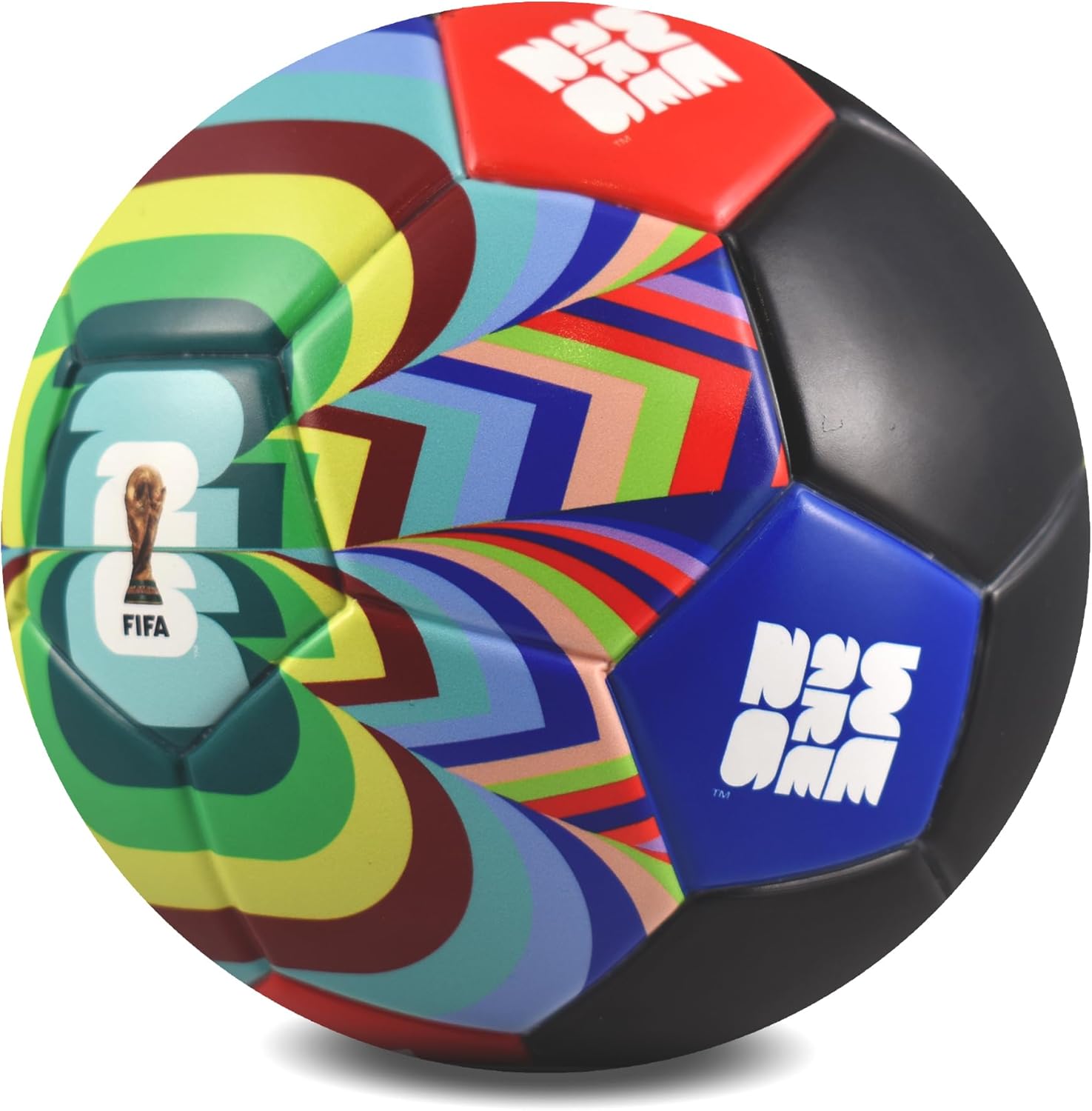 Hy-Pro Officially Licensed FIFA World Cup 2026 Mini Airless Ball – World Cup Football with Official Design & Logo for Kids, Children's Play & Outdoor Fun