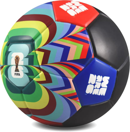 Hy-Pro Officially Licensed FIFA World Cup 2026 Mini Airless Ball – World Cup Football with Official Design & Logo for Kids, Children's Play & Outdoor Fun