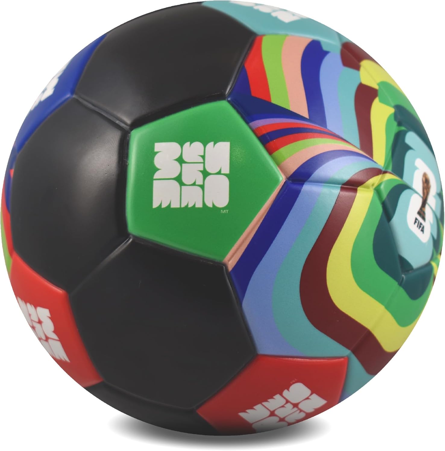 Hy-Pro Officially Licensed FIFA World Cup 2026 Mini Airless Ball – World Cup Football with Official Design & Logo for Kids, Children's Play & Outdoor Fun