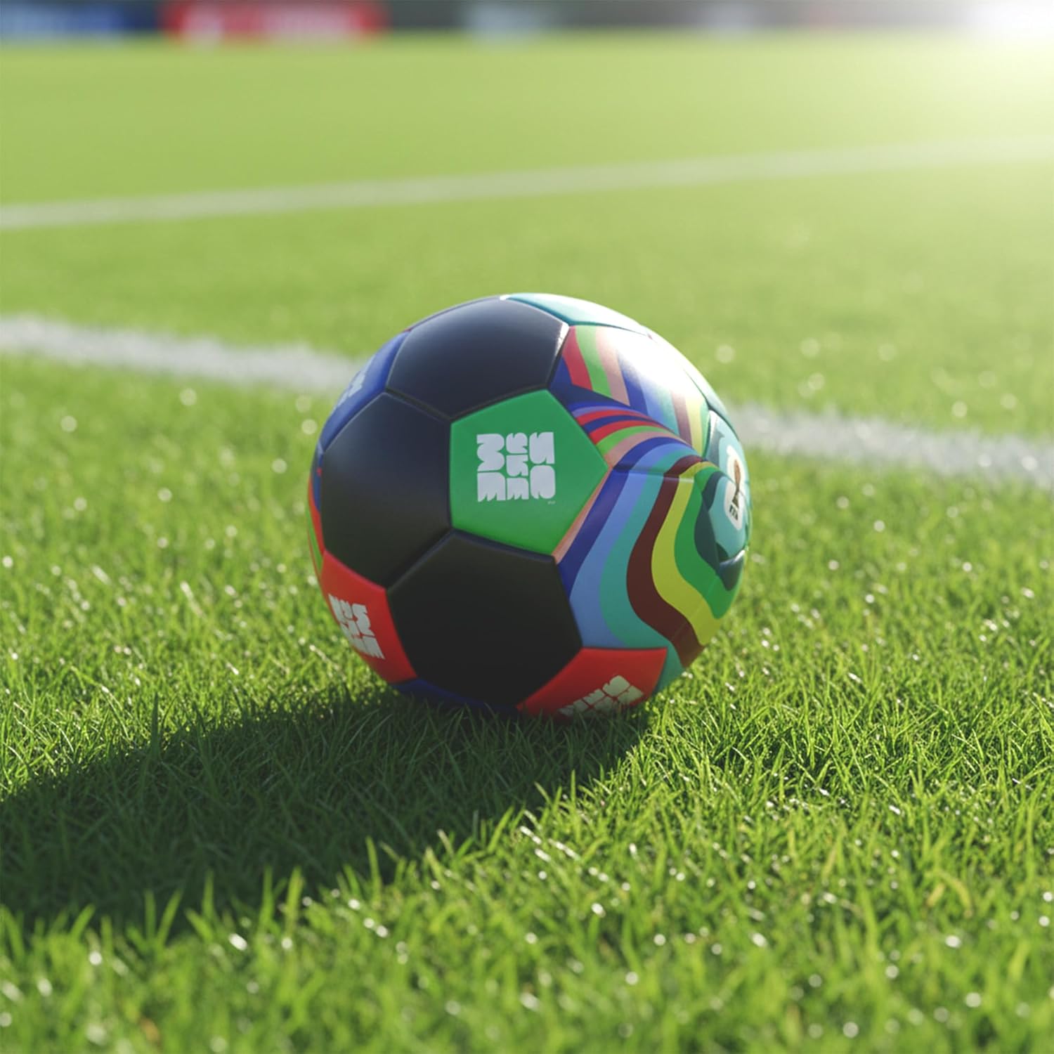 Hy-Pro Officially Licensed FIFA World Cup 2026 Mini Airless Ball – World Cup Football with Official Design & Logo for Kids, Children's Play & Outdoor Fun
