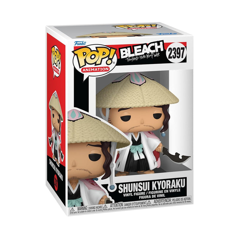 Funko Pop! Animation: Bleach Thousand Year Blood War - Shunsui Kyōraku- Vinyl-Sammelfigur - Geschenkidee - Offizielle Handelswaren - Spielzeug Für Kinder und Erwachsene - Anime Fans