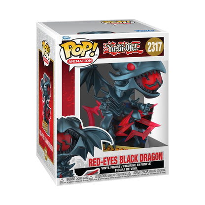 Funko POP! Premium: Yu-Gi-Oh! - Red Eyes Dragon - Card - Collectable Vinyl Figure - Gift Idea - Official Merchandise - Toys For Kids & Adults - Model Figure for Collectors and Display