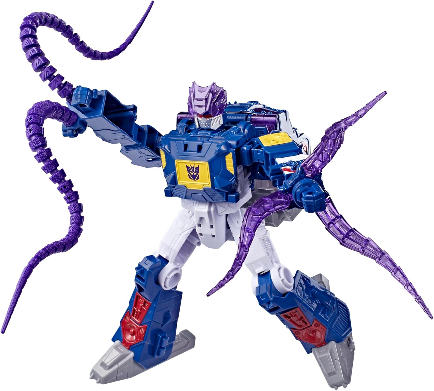 Transformers CYBERWORLD Soundwave Deep Sea Explorer, Energon Surge | 9-Inch Action Figure with Quick Change to Submarine Mode | Robot Toys for Kids 6+