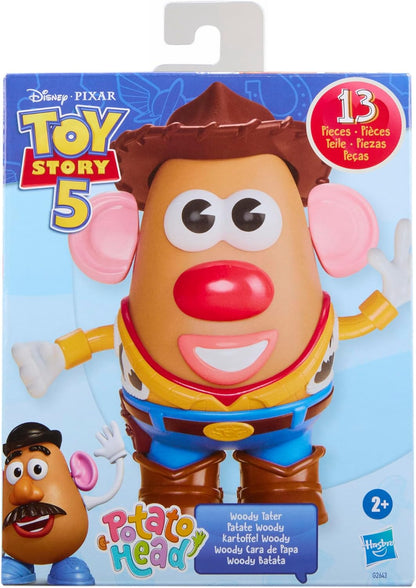 Potato Head Toy Story Woody Tater Set with 1 Potato Body and 12 Accessories, Toddler and Preschool Toys for Girls and Boys Ages 2+