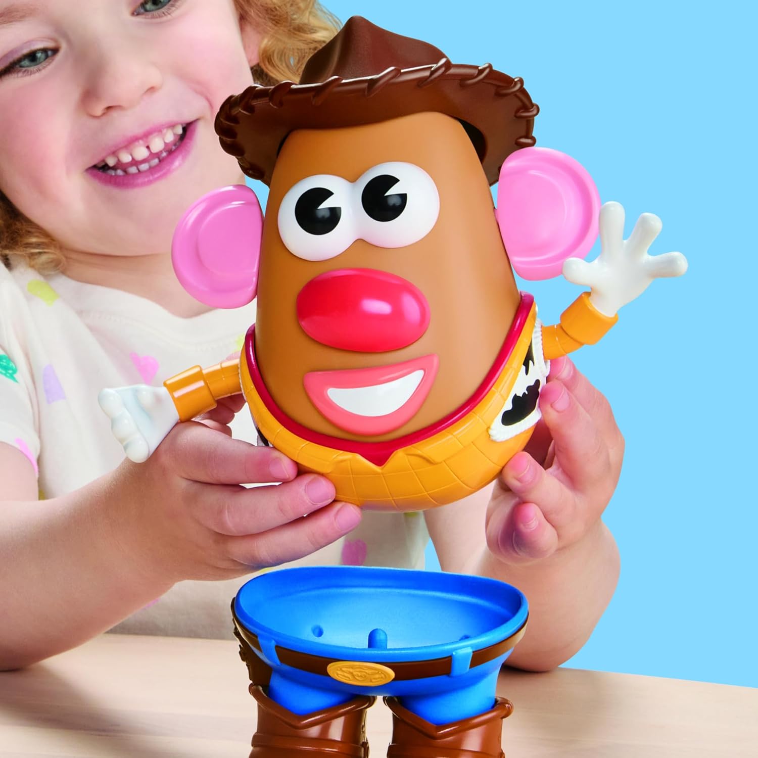 Potato Head Toy Story Woody Tater Set with 1 Potato Body and 12 Accessories, Toddler and Preschool Toys for Girls and Boys Ages 2+