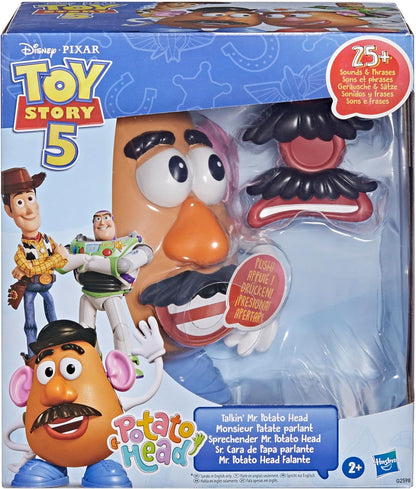 Potato Head Disney Pixar Toy Story 5 Talkin' Mr with 25+ Sounds and Phrases, Preschool Toys for Children Aged 2+
