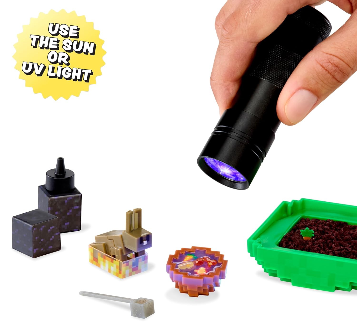 MGA's Miniverse Make It Mini Minecraft, Minecraft, Crafting, Mining, Pixel, Tools, Animals, Blind Packaging, DIY, NOT Edible, Collectors, Gifts, 8+