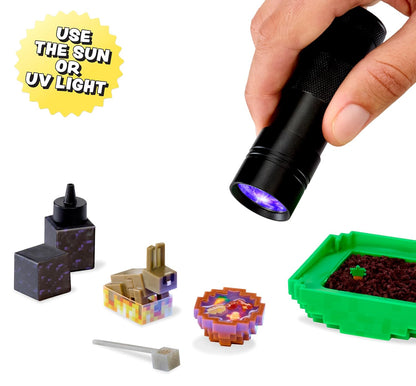 MGA's Miniverse Make It Mini Minecraft, Minecraft, Crafting, Mining, Pixel, Tools, Animals, Blind Packaging, DIY, NOT Edible, Collectors, Gifts, 8+
