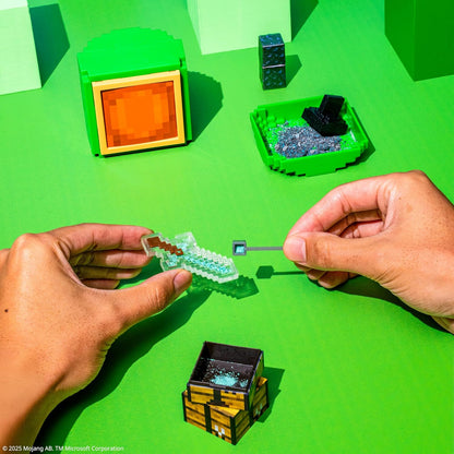 MGA's Miniverse Make It Mini Minecraft, Minecraft, Crafting, Mining, Pixel, Tools, Animals, Blind Packaging, DIY, NOT Edible, Collectors, Gifts, 8+