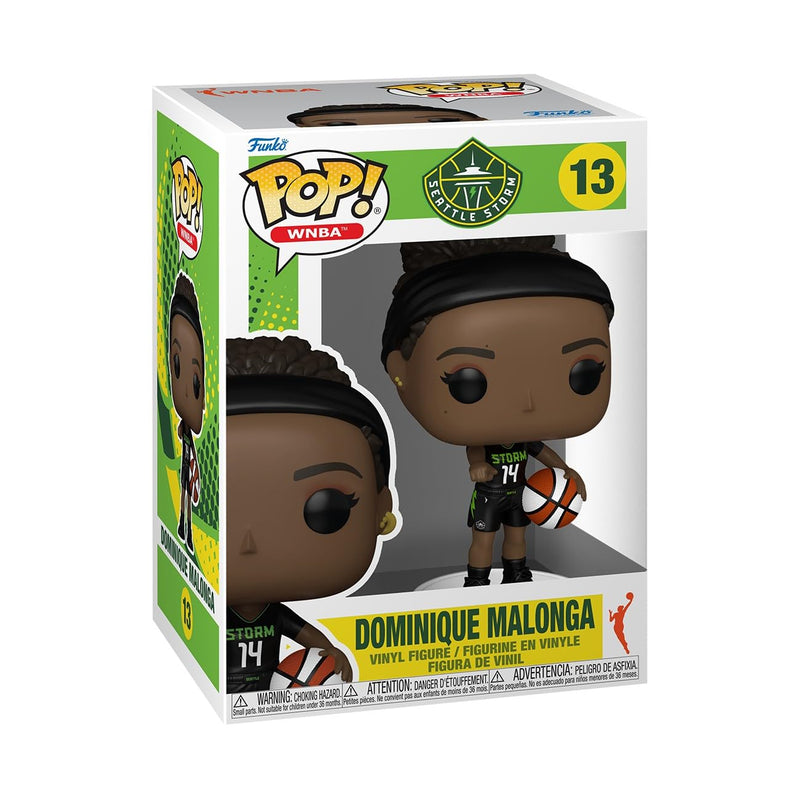 Funko POP! WNBA: Storm - Dominique Malonga - Figura in vinile da collezione - Idea regalo - Prodotto ufficiale - Giocattoli per bambini e adulti - Modello di figura per collezionisti ed esposizione