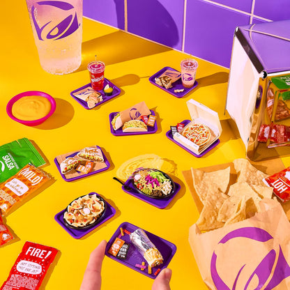 MGA's Miniverse Make It Mini Taco Bell Series 1 - Mini Verzamelobjecten, DIY, Hars Speelset, Replica Voedsel, Niet Eetbaar, voor Verzamelaars & Kinderen vanaf 8 jaar