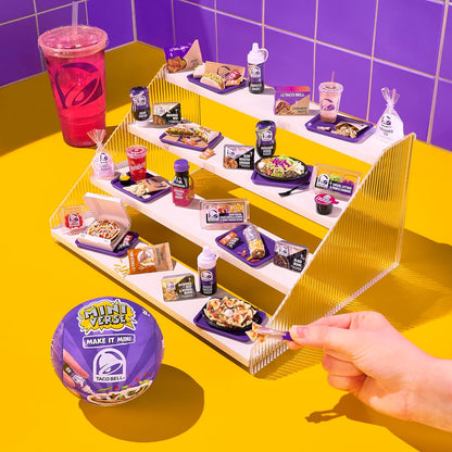 MGA's Miniverse Make It Mini Taco Bell Series 1 - Mini Verzamelobjecten, DIY, Hars Speelset, Replica Voedsel, Niet Eetbaar, voor Verzamelaars & Kinderen vanaf 8 jaar