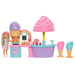 Barbie Club Chelsea Ice Cream Shop Playset with Chelsea Doll, 2 Dough Colors, and Accessories, JMJ42