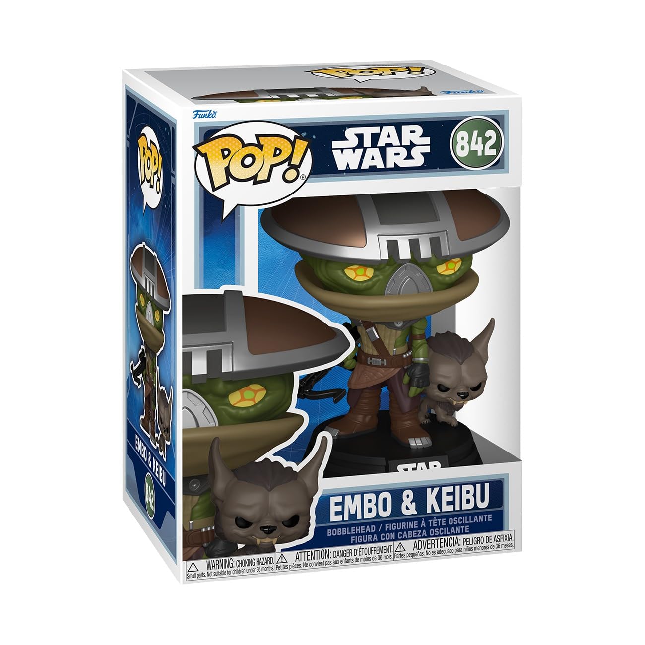 Funko POP! & Buddy: Star Wars - The Mandalorian and Grogu - Embo & Keibu - Collectable Vinyl Figure - Gift Idea - Official Merchandise - Toys For Kids & Adults - Model Figure for Collectors