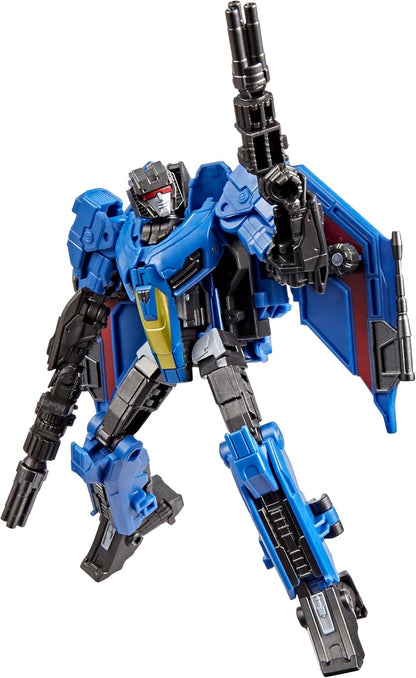 Transformers Studio Series ONE Thundercracker, verwandelbare Deluxe-Klasse Action-Figur (13 cm), Roboter-Spielzeug ab 8 Jahren