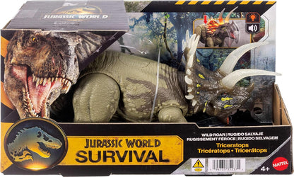Mattel Jurassic World Wild Roar Triceratops