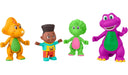 Barney Figura giocattolo Confezione da 4 figure di amici per bambini dai 3 anni in poi