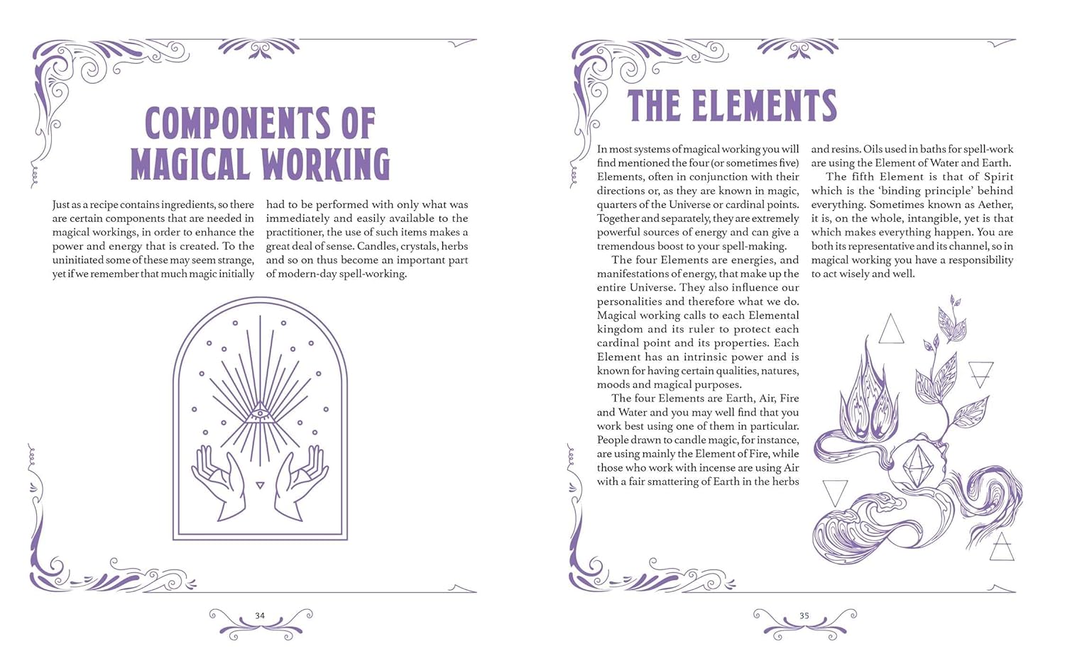 The Book of Practical Witchcraft: Deluxe Gift Edition With Sprayed Edges