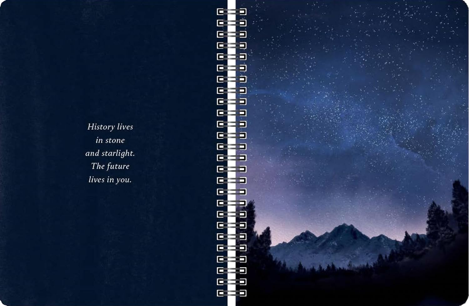 Spiral Notebook: We Are Made of Infinite Possibilities