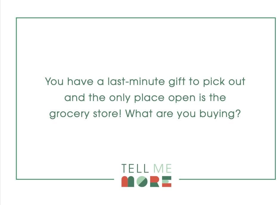 Compendium Tell Me More: Holiday Edition: A Game of Questions to Deepen Connection