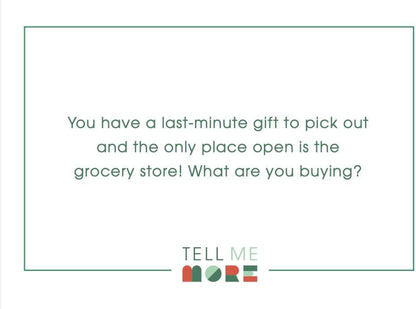 Compendium Tell Me More: Holiday Edition: A Game of Questions to Deepen Connection