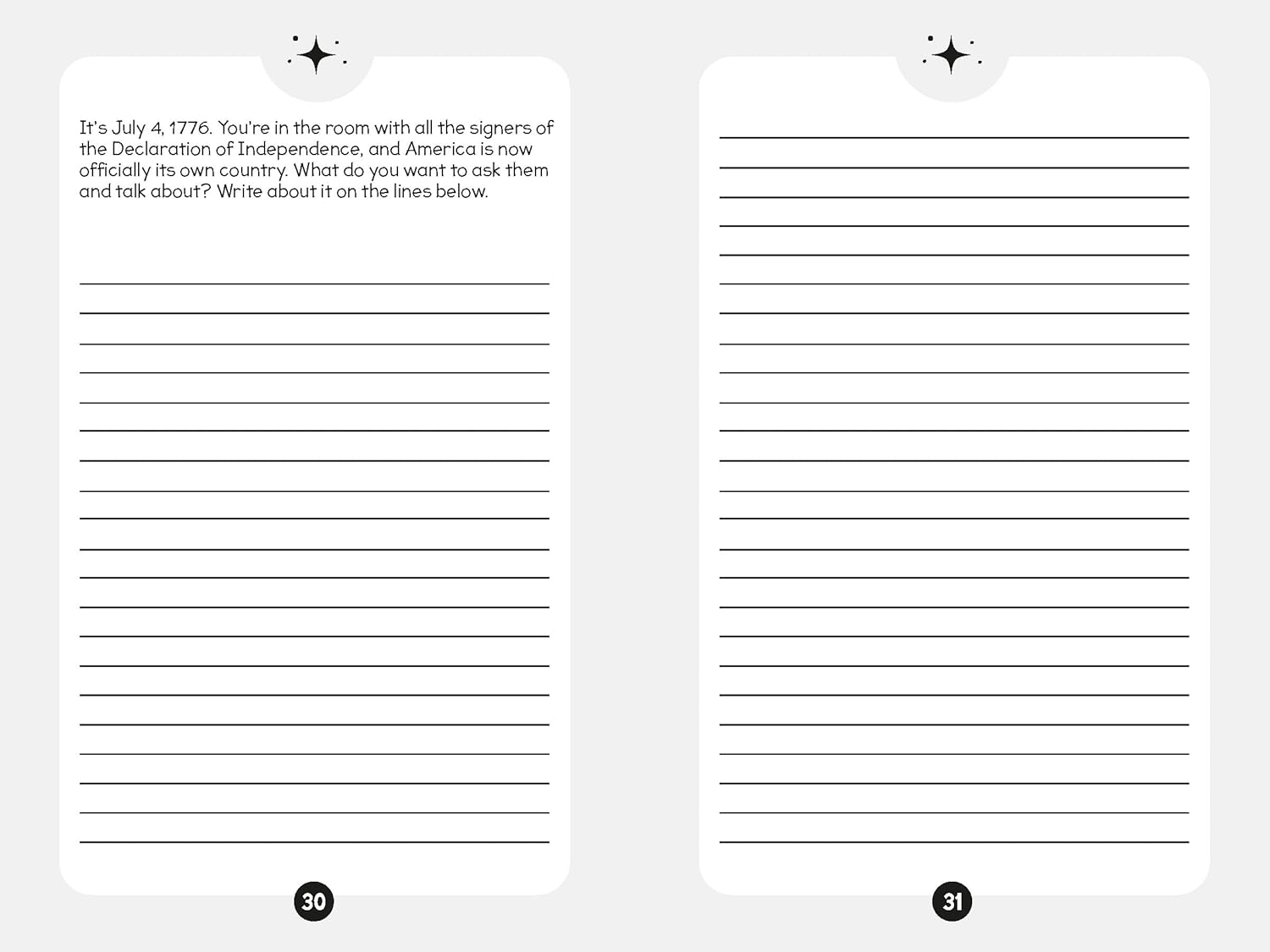 250 Facts about America: Quizzes, Quotes, Questions, and More! with Bonus Journal Pages for Writing!