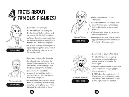 250 Facts about America: Quizzes, Quotes, Questions, and More! with Bonus Journal Pages for Writing!